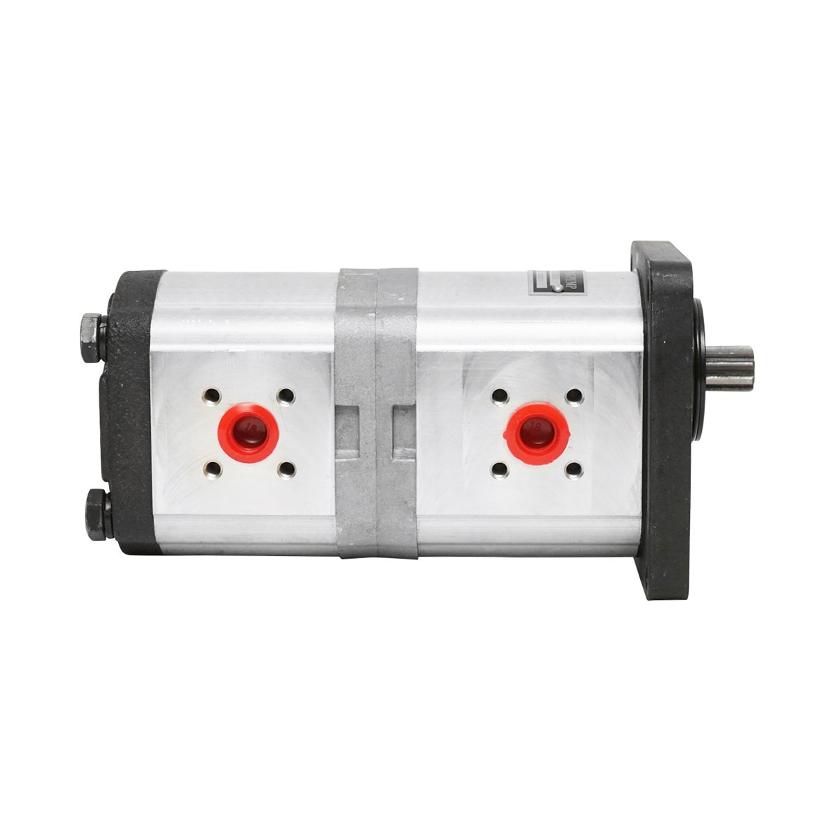 Pompa hidraulica dubla sens pe stanga, debit 22+14cm3 pentru New Holland, Case IH OEM 47129338